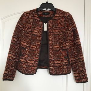 Talbots Tweed Blazer Jacket Size 0P
